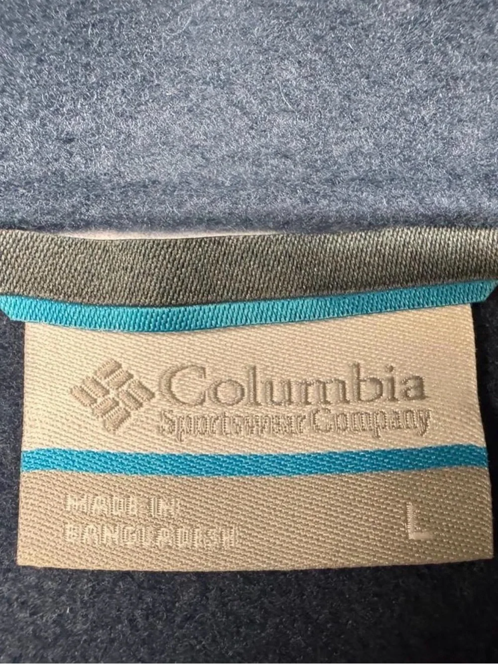 Columbia Men's Steens Mountain Quarter Zip Fleece Jacket Collegiate Size: Large